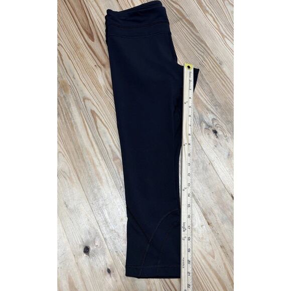 Lululemon Time To Sweat Crop *23" Black | SIZE: 6 - Picture 5 of 5